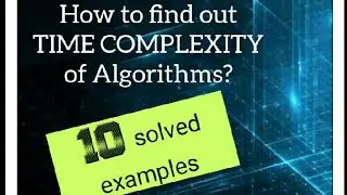 Time complexity of the Algorithm Examples | Asymptotic Notations big o theta omega in Data Structure