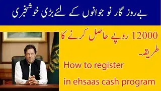 How to apply for ehsaas labor program|Ehsaas labour program|support program for unemployed person