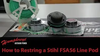 How to Restring a Stihl FSA56 Line Pod