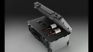 Пластиковый кейс Pelican (открытый). Анимация
