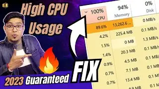 [ SOLVED ✅ ] How to Solve 100% CPU Usage ||  FIX 100% DISK USAGE Windows 10 & 11   🔥🔥