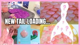 Making Resin Scales | Rose Quartz Mermaid Tail #1