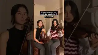 What 5 VS 15 YRS of playing sounds like...