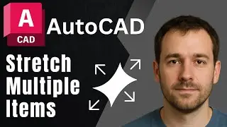 AutoCAD: How to Stretch Multiple Objects at Once (Quick Trick)