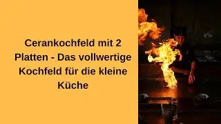 Ceranfeld mit 2 Platten