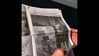 Film Photography Newspaper! “Read All About It!” #shorts