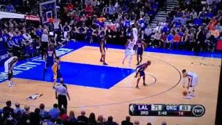 Westbrook shaking Kobe out of his shoes