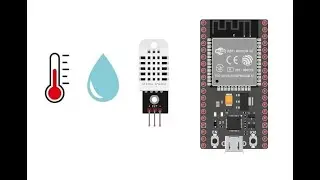 Read temperature and humidity measured by DHT22 sensor connected to ESP32 board