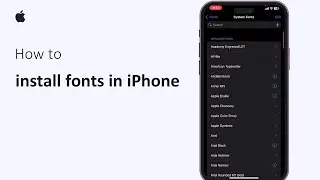 How To Install Fonts In iPhone 2025 | Add Custom Fonts To Your iPhone