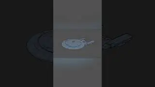 Sketching the Enterprise D | #startrek