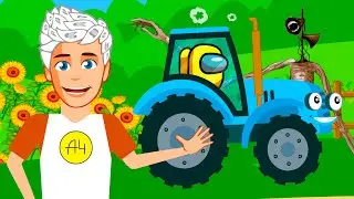 ВЛАД БУМАГА А4 Синий Трактор и СИРЕНОГОЛОВЫЙ - Волшебный Гараж - Новый мультфильм про машинки 2021