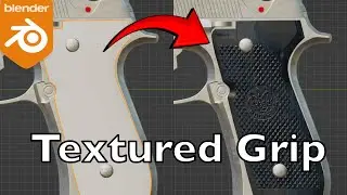 How to texture gun grip in Blender using Ucupaint