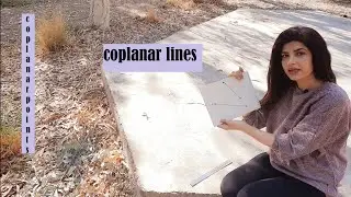 coplanar points, coplanar lines, geometry class for beginners
