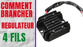 🔧  COMMENT BRANCHER REGULATEUR DE TENSION 4 FILS 🔵