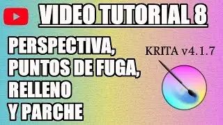 ✍️ Krita Tutorial 8 Subtitled - Perspective, Rules, Patch and Filler