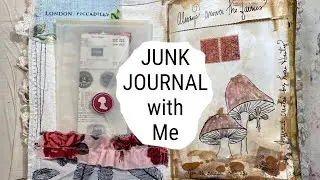 JUNK JOURNAL WITH ME 2022 Episode 1: Fabric Ruffles