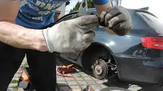Замена тормозных колодок audi a4