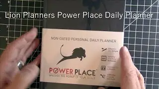 Lion Planners Power Place / Non-dated personal daily planner.
