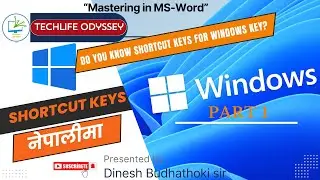 Essential windows key shortcuts you need to know! 🚀|| MS-Word || Windows key || #msword #microsoft