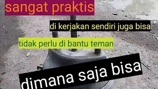 terbaru cara praktis ganti karet chamber hino 500
