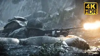 HILL 493 | ULTRA REALISTIC GRAPHICS | 4K HDR Gameplay (Call of Duty WWII)