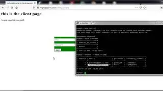 sending data to database in the web page