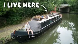 Living On A NARROWBOAT (Two Days Cruising The Grand Union Canal)