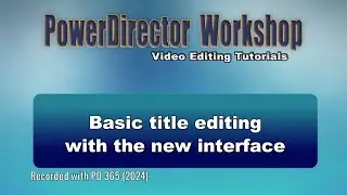 Basic title editing with the new user interface