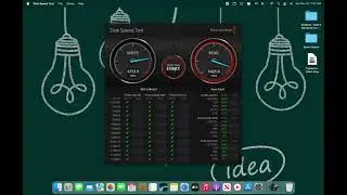 Blackmagic disk speed test- On My MacBook Pro 14 inch base model