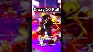 Crazy 10 Pull on Anime Defender #shuro #roblox #robloxfyp#robloxshorts #robloxedit #animeadventures
