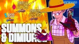 Some INSANE Overlord Collab Summons & Dimiurge Showcase Too!