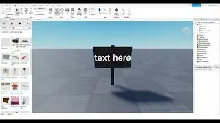 How To Add Text to a sign in Roblox Studio!