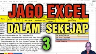 MENGURUTKAN DAN MENGUNCI DATA EXCEL JAGO EXCEL DALAM SEKEJAP 3 | ADMIN KANTOR MAHASISWA PELAJAR UMUM