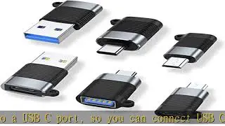AreMe USB C Adapter (6 Pack), Micro USB Male to USB C Female, USB 3.0 Male to USB C Female, USB Typ