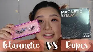REVIEW | Glamnetics VS Dupes | Magnetic Lashes