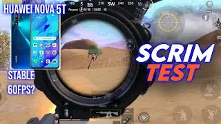 HUAWEI NOVA 5T SCRIM TEST GAMEPLAY || PUBG MOBILE