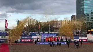 награждение победителей Кубка России 2017 по пляжному футболу.