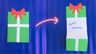 ★ DIY: CHRISTMAS CARD POP-UP ★ Easy paper craft for Christmas!