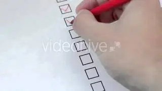 Stock Footage - The Checklist | VideoHive