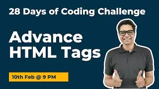 Advance HTML Tags | Coding Challenge | Skillnagar Fullstack Bootcamp - Day 4