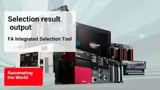 Selection result output/FA Integrated Selection Tool
