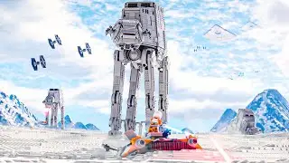 LEGO Battle of Hoth - Boss Fight Challenge Blender Animation