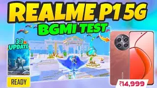 🔥Realme P1 5G BGMI ( Poseidon Mode 3.3 ) Test on Fps Meter / Gyro Delay or not?