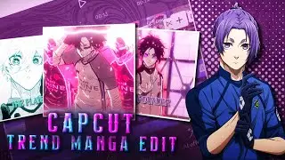 Advanced Manga Edit Tutorial In Capcut | Reo And Nagi Trend Edit Tutorial