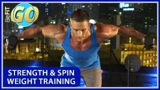 Strength & Spin Weight Training Workout: BeFiT GO- 20 Min