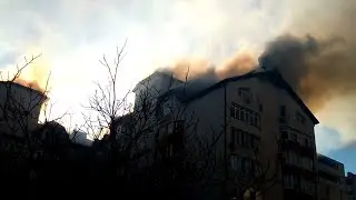Оперативная информация и эксклюзивное видео с места пожара в Анапе