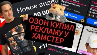 OZON КУПИЛ HAMSTER KOMBAT  рекламу,  для AIRDROP или себе в карман? 