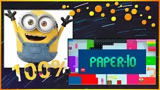 Paper.io 2 Map Control: 100.00% [MINION] World Record