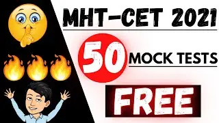 MHT CET 2021 ❤️ Free Mock Tests & Test Series for MHT-CET 2021 🔥 Previous Year Papers 