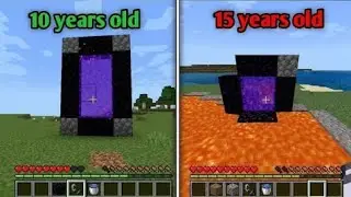 building portal at different ages..😳